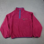 Vintage Early Winters Pullover Mens Large Red Fleece Snap 80s 90s. Fixed Price $17.49.