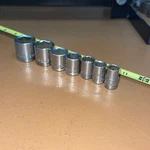 Thorsen 7 Piece Metric 3/8 Drive 12 / 6 Point Socket Set 10 Mm - 22. Fixed Price $19.55.