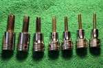 Snap On 3/8 Drive Allen Head Sockets Sae. Fixed Price $65.00.
