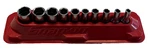Snap On 10pc Sae Shallow Socket 1/4 (3/16-9/16). Fixed Price $94.99.