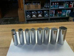 Armstrong 8-piece Assorted Sockets, 1/2" Drive, 12-point, Deep, To 1" New. Fixed Price $75.95.