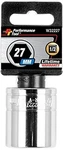 Performance Tool W32227 Size: 1/2 Dr 27mm 6pt Socket. Fixed Price $10.99.