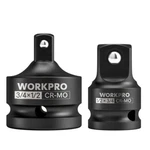 Workpro 2pc Impact Socket Adapter Reducer Set 3/4" F -1/2" M 1/2" F-3/4" Drive. Fixed Price $19.99.