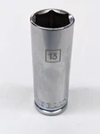 Kobalt 1/4 Inch Drive 6 Point Metric Deep Sockets Blue Band Pick Your Size. Fixed Price $3.63.