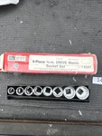 Sears Craftsman Usa Nos 9pc Metric Socket Set In Metal Tray 4347 3/8 Drive. Fixed Price $99.95.
