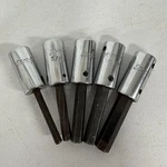 Snap-on Tma Hex Bit Socket Set 1/4" Drive 4 8 Sae Usa Made Lot Of 5. Fixed Price $49.95.