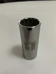 Craftsman 1/2" Dr, 1" Deep 12 Pt Laser Socket, Gk 50766, Bn, Nicks, Made In Usa. Fixed Price $16.95.