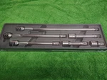 New! Snap-on Tools Usa 6pc 3/8" Drive Knurled Chrome Socket Extension Set 206afx. Fixed Price $178.00.