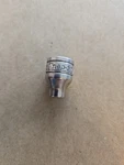 Snap On 3/8" Drive 1/4" 12pt Sae Shallow Chrome Socket Usa F081. Fixed Price $13.00.