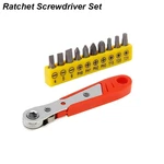 Ratcheting Right Angle Screwdriver Hex Drive 90 Degree Offset + 10pc Bits Set!. Fixed Price $9.99.
