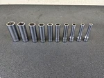 #bn945 Snap On Tools 1/4" Drive 10 Pc Sae Deep 6 Pt Socket Set 110stmy. Fixed Price $129.95.