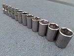 Nos Craftsman G2 Usa 1/2" Dr 6 Point 12-pc Metric 9-21mm Socket Set Rare W/16mm. Fixed Price $179.99.