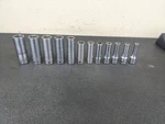 #bl449 Cornwell Tools Usa! 3/8" Drive Chrome Deep Metric 6 Point Socket Set. Fixed Price $129.95.