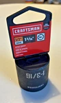 Craftsman 1/2-inch Drive 1-3/16-inch 6-point Standardshallow Impact Sock. Fixed Price $14.00.