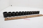 Snap On Imfm 8-19 21 24mm 3/8" Drive 14 Piece 6 Point Impact Socket Set Usa. Fixed Price $207.99.