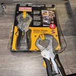 Sears Craftsman Prof Nos 2pc Rare Ratchet Clamp Set Diamond Frame. Fixed Price $119.00.