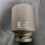 Qty 1 New Sunex 456d Impact 1-3/4" Deep Socket 3/4" Drive 6pt Black Oxide Sae. Fixed Price $33.95.