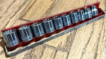 Snap On Tools 5/16" - 7/8 Sae 3/8" Drive Shallow Socket Set Lot 12-pt Fh Tray. Fixed Price $145.00.