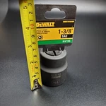 Dewalt Impact Socket 1-3/8 Sae 3/4 Dr 6 Pt Metal Tool New Unused Drill Repair. Fixed Price $15.99.