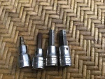4pc, Sk Tools Hex Bit Socket 3/8" Dr 41208-45412 Chrome Sockets Usa. Fixed Price $13.48.