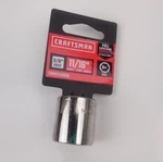 New Craftsman 3/8" Drive 11/16" 6 Point Socket Cmmt43006. Fixed Price $10.42.