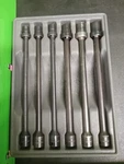 Snap On 3/8 Drive Extension Swivel Socket Set, 10-15mm .great Shape .. Fixed Price $380.00.