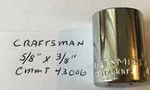 Craftsman 5/8" X 3/8" Dr Standard Shallow Socket 6 Point Cmmt. Fixed Price $9.46.