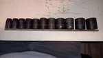 Craftsman 1/2" Drive Impact Socket Lot Black Oxide 6 Point. Fixed Price $38.58.