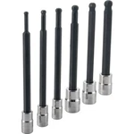 Craftsman 3/8-in Drive Metric Long Ball Hex Bit Socket Set, 6pc. Fixed Price $34.98.