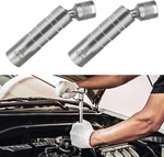 14mm & 16mm Thin Wall Magnetic Swivel Spark Plug Socket 12-point Removal Tool. Fixed Price $8.77.