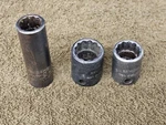 3 Snap-on Simdfm Imdf200 5/8 9/16 12mm Sae Metric Impact Socket 3/8" Drive Usa. Fixed Price $32.77.