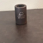 Matco Tools "adv" Bp12m6v, 3/8" Drive, 12mm. Impact Socket, Shallow, 6 Point.. Fixed Price $12.34.