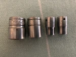 Vintage Snap-on, Lot Of Four, 1/4 & 3/8 Drive, Sockets. Fixed Price $5.00.