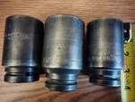 Proto Genius Napa Sockets 3/4" Drive Sae 1-1/2"--1-3/16"--1-1/4" 6 Point Usa Mad. Fixed Price $89.99.