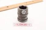 Snap-on Ip 220 11/16" 1/2" Drive 6 Point Sae Black Oxide Socket Usa. Fixed Price $15.99.