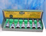 S-k Tools 3/8" Drive Socket, Metric Hex Bit Set 7 Pc. Metal Case 8mm-2mm Usa. Fixed Price $48.00.