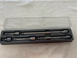 Snap-on Tools 305asx 5pc 1/2" Drive Knurled Chrome Socket Extension Set #13997. Fixed Price $199.99.