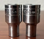 Snap-on 1/2 Drive Shock Absorber Sockets A135 & A136. Fixed Price $24.99.