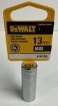 Dewalt 13mm (1/4" Dr) Polished Chrome 6pt Deep Socket (86-116d) Dwmt861160sp. Fixed Price $2.95.
