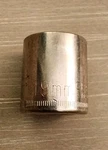 Craftsman Usa 19mm Socket 12 Point 3/8" Drive Inverted G. Fixed Price $9.50.