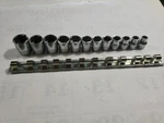 Snap On Fsm81-fsm191mm 12 Piece 3/8" Drive 6-point Metric Chrome Socket Set Usa. Fixed Price $149.99.