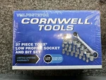 New Cornwell Tools Vmlpbst27cq 27pc Torx Low Profile Socket & Bit Set. Fixed Price $99.99.