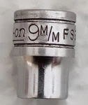 Snap On Fs9m, 3/8" Drive, 9mm. Socket, Shallow, 6 Point.. Fixed Price $13.39.