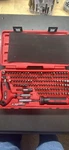 Mac Tools 123-pc. 1/4" Hex Drive Mac-grip Ratcheting Bit Driver Set #sbdr123b. Fixed Price $180.00.