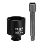 1/2" Drive 50mm Metric 6-point Impact Socket 3" Length + 5" Long Extension Bar. Fixed Price $53.17.