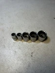 Matco - Lot Of 5 Shallow Sae Sockets,3/8 Drive,12pt (3/8 ,7/16 ,5/8 ,11/16,3/4. Fixed Price $30.00.
