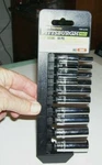 Pittsburgh Pro 1/4" Drive 10pc Sae Chrome Deep Wall Socket Set #61333 New. Fixed Price $19.87.