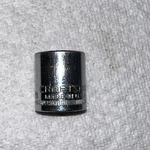 Vintage Craftsman 3/8" Drive 17mm 12 Point Shallow Socket Metric G 44307 Usa. Fixed Price $7.50.
