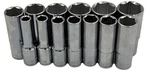 Craftsman - V-series Deep Socket Set Sae, 1/2 Inch Drive, 13 Piece (cmmt17395v). Fixed Price $59.95.