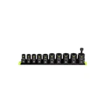Gripedge Tools 10-pc 3/8'' Drive Metric Rpt Socket Extractor Set Siz. Fixed Price $243.93.